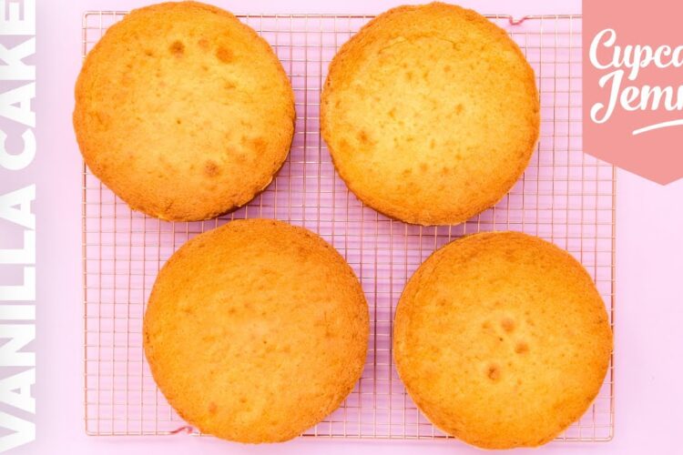 Best Ever Vanilla Sponge Cake Recipe - New & Improved! | Cupcake Jemma