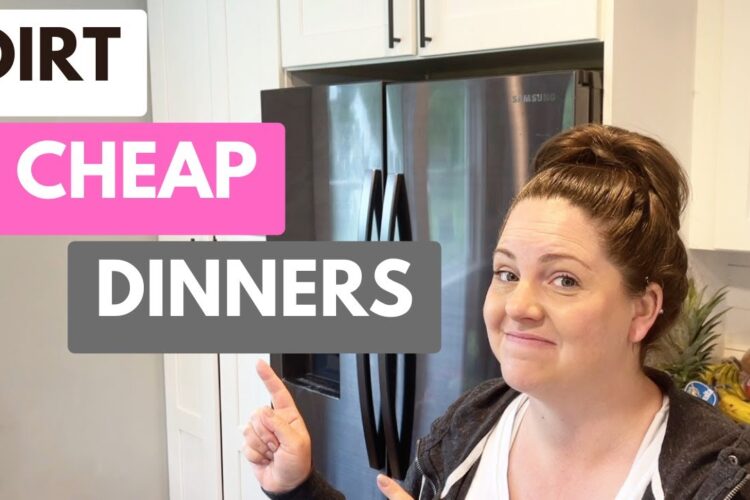 Less than $1 Per Serving! Dirt Cheap Dinners | Poverty Dinners