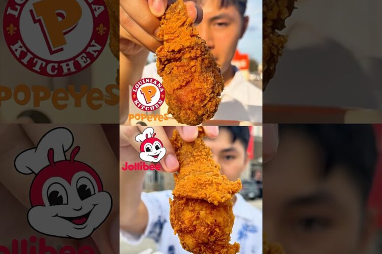 Popeyes VS Jollibee #foodnoob #thefoodnoob #fastfood #series #friedchicken