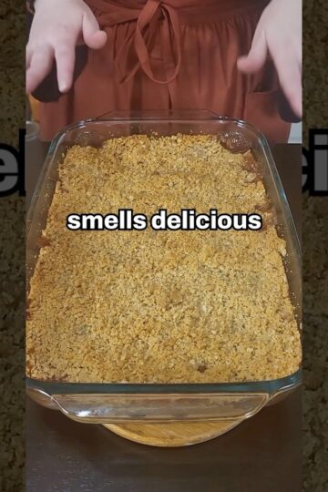 Most unbelievable apple crisp recipe 🤔