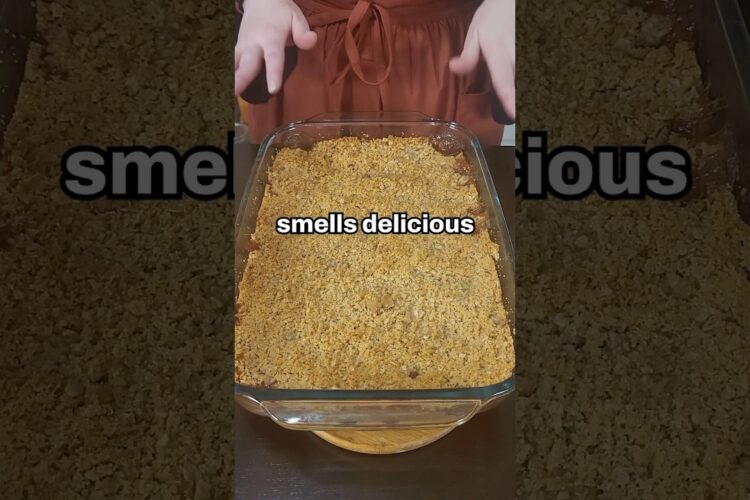 Most unbelievable apple crisp recipe 🤔