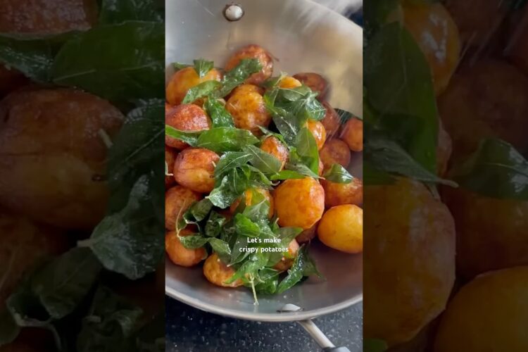 Easy Snack | Crispy Baby Potatoes | #crispy #snacks #potatorecipe #tasty #shorts