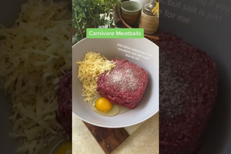 Air fryer carnivore diet meatballs #carnivorediet #shorts #keto #animalbased #lowcarb #ketomeals