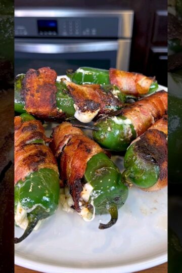 Easy Bacon Wrapped Jalapeño Poppers Super Simple Recipe #shorts