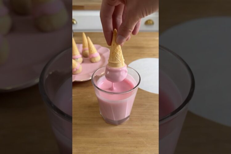 Melting Ice-cream Cake Pops! #dessert