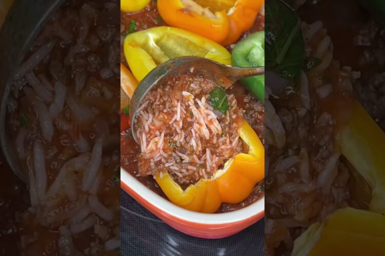 Best stuffed peppers! 🫑 #stuffedpeppers