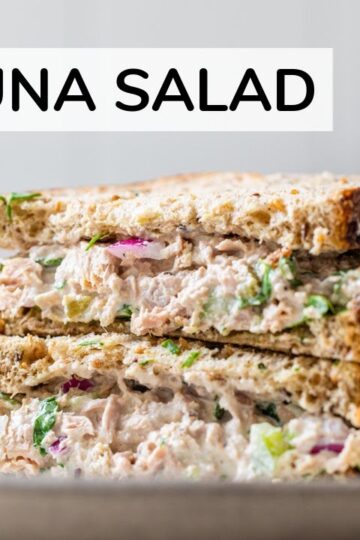 EASY TUNA SALAD RECIPE | healthy + quick