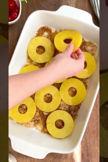 Pineapple Upside Down Cake Cake Mix #cakerecipes #upsidedowncake #dessertrecipes