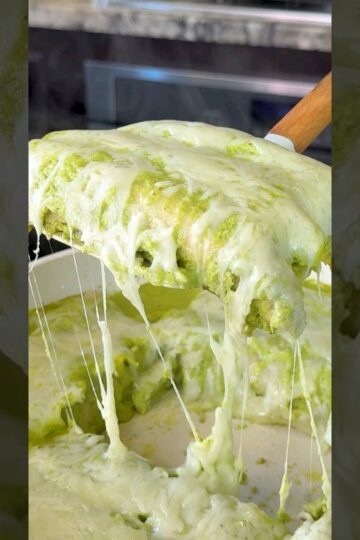 Enchiladas Suizas Verdes #shorts