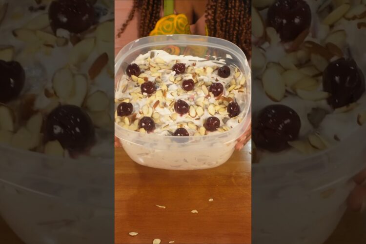 Ambrosia might be the easiest #dessert you’ll ever make! #shorts #recipe