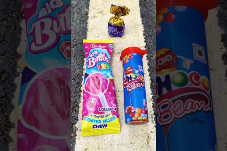 Strawberry lollipop & choco bean & Swiss trupello chocolate #shorts #lollipop #strawberry