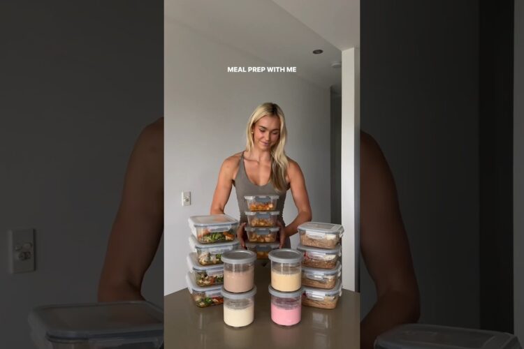 main meals prepped for the week