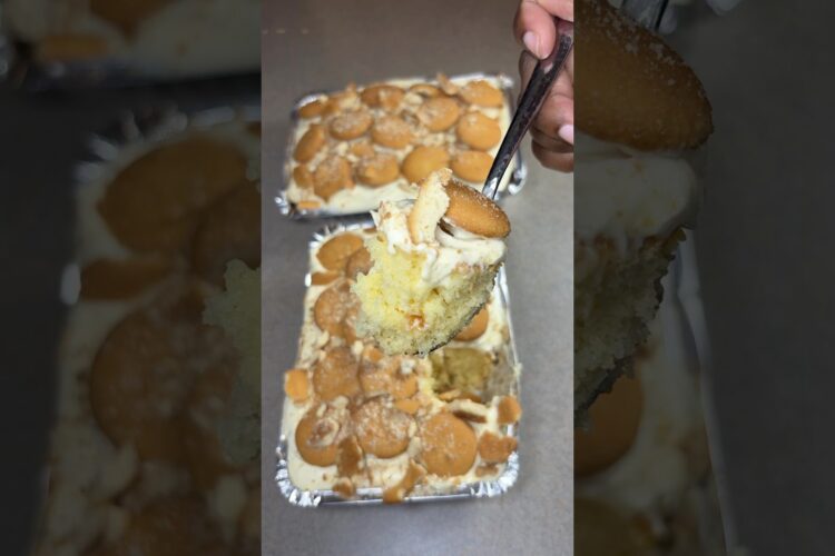 Banana Pudding Cake #baking #bananapudding #cooking #cake #recipe #cookingmyway