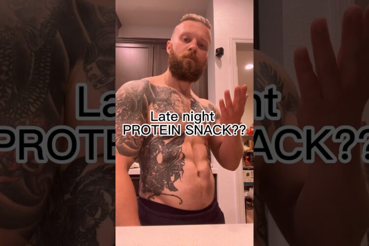 Late night protein snack! Tastes amazing #protein #shorts