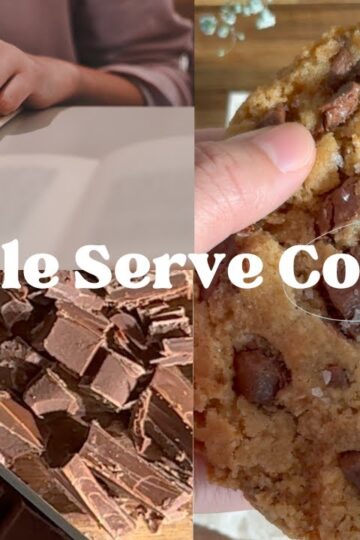 too many cookies? (single serve chocolate chip cookie) #shorts