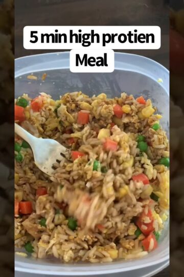 5 min high protein lunch