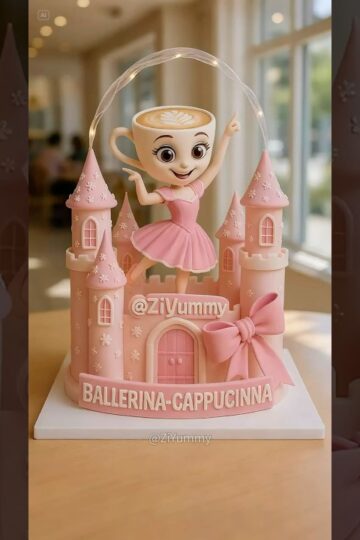 Brainrot castle cake！ #brainrot #tungtungtungsahur#ballerina #tralalero #cappuccina #memes