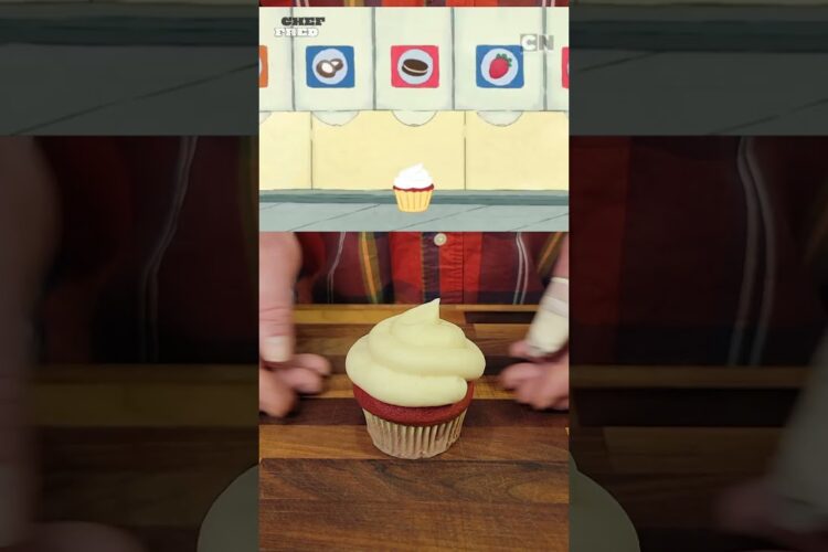 Paw-sitively Delicious Cupcakes Bear-ing It All!🤤 #shorts #webarebears #cupcakes #dessert