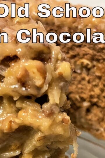 The Original Old School German Chocolate Cake | From Scratch