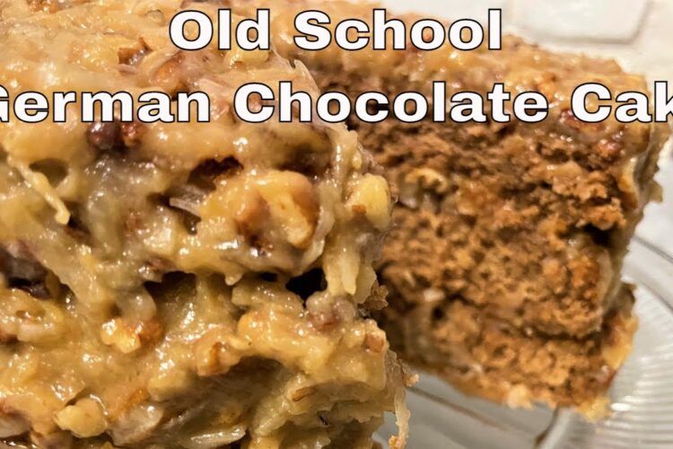 The Original Old School German Chocolate Cake | From Scratch