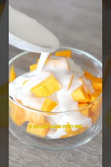 Easy Rice Cooker Mango Sticky Rice!