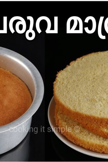 3 ചേരുവ മാത്രം മതി / 3 ingredient vanilla sponge cake recipe malayalam/ cooking it simple cake