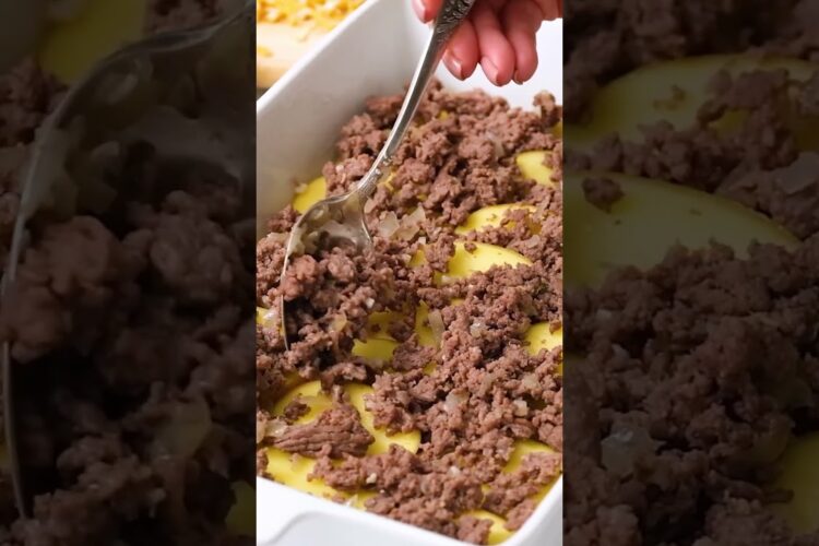 One Pot Meal | Hamburger Potato Casserole 🥔🍔