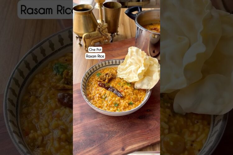 One Pot Rasam Rice !! For the days you are too lazy to cook !!