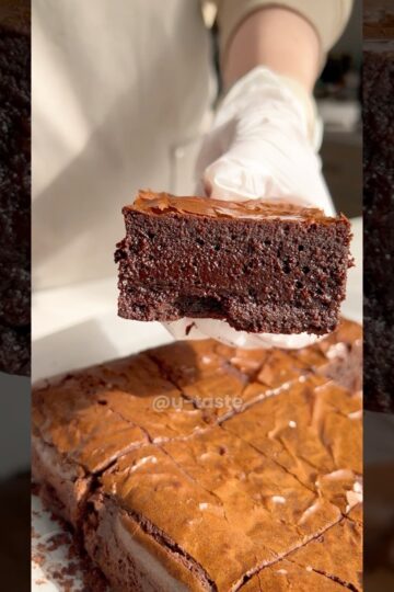 Brownie. #brownie #brownies #chocolate #dessert #recipe #shorts