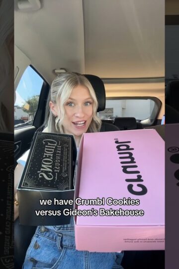 Crumbl cookies vs. Gideons Bakehouse #cookeicomparison #cookiereview #explorefood