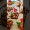 Easy healthy SNACK recipe🧇  #shorts  Nuts and Seeds Bar #almonds #granola #chocolate baking