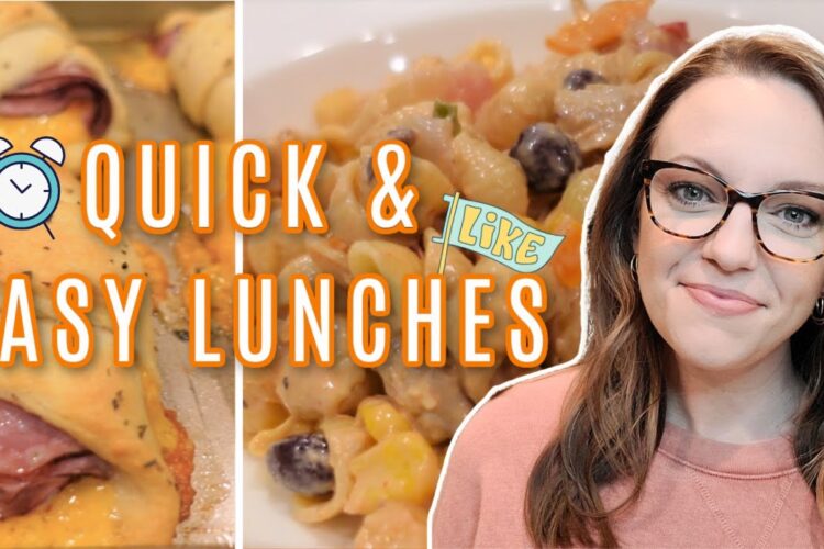 QUICK & EASY LUNCH IDEAS | LUNCH RECIPES | LUNCH AT HOME