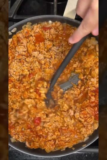 Ground Turkey Stuffed Bell Peppers