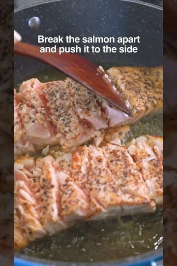 GOLDEN SALMON FRIED RICE #recipe