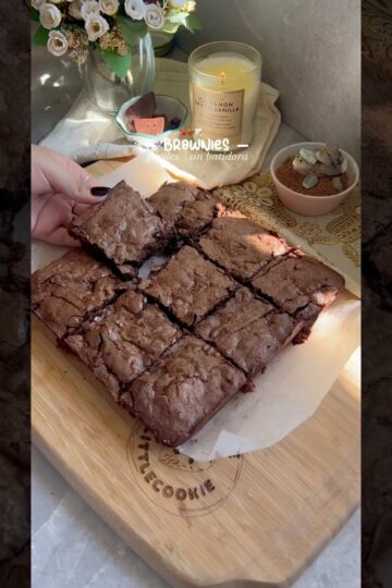 Cómo preparar: BROWNIES paso a paso…súper fáciles 🍫🤎#receta #brownie #shorts