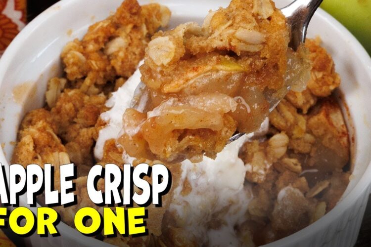 Apple Crisp For One