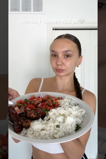 healthy dinner recipe: honey lime grilled chicken🤍 #dinnerrecipe #healthyfood #healthyrecipes