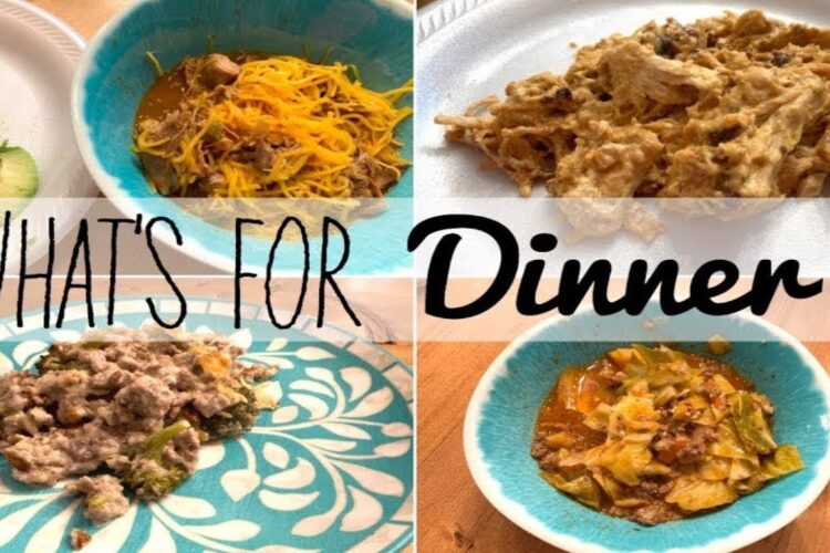 What's For Dinner | Crockpot Meals | Keto Friendly Meals | Living In The Mom Lane