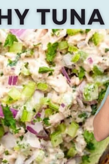 BEST HEALTHY TUNA SALAD | light, quick & easy