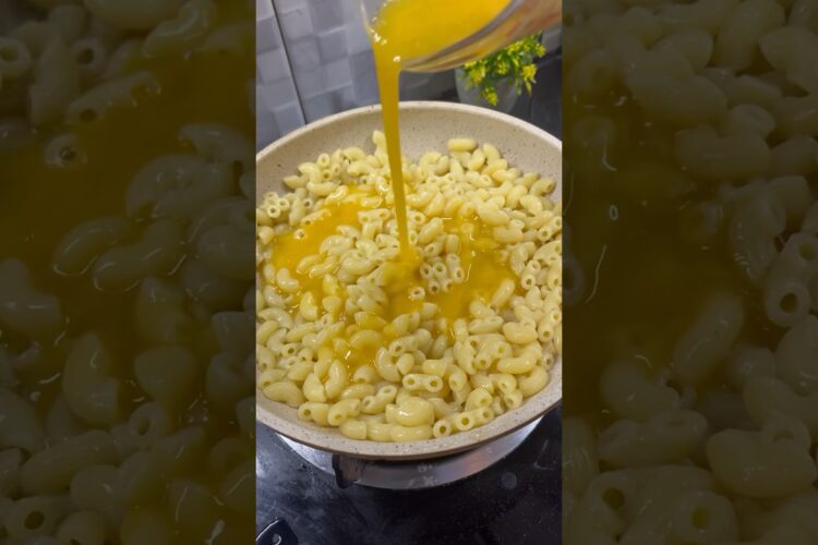 Makaroni telur #cooking #food #bekalbento #bekalsekolah #cemilan