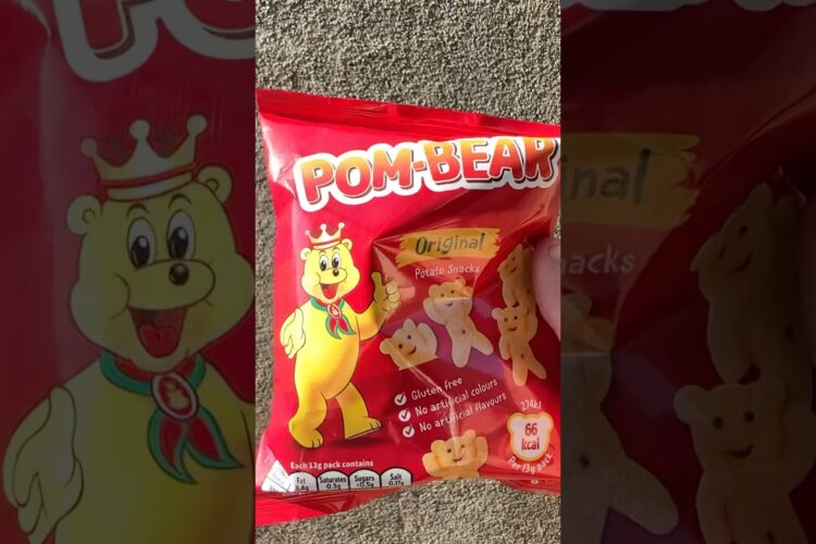 Pom Bear Original Crisp Snacks UNRAVELLED 😍 #snacks #unwrap #pombear #crisps