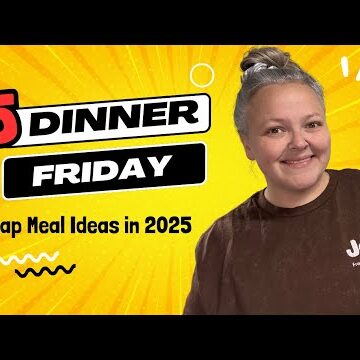 Ep. 3 ✨$5 Dinner Friday ✨ Cheap Meal Inspiration Ideas In 2025 || Easy and Fast