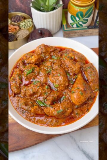 Mughlai Chicken Masala Recipe😍 #shorts #trending #chicken