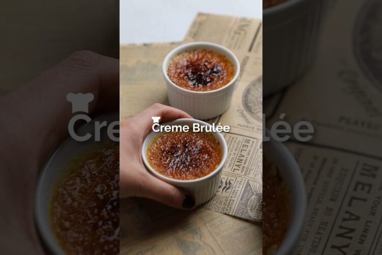 Receta Creme Brulée | Gourmet #GourmetChile #Recetas #Postre #Reposteria #CremeBrulee
