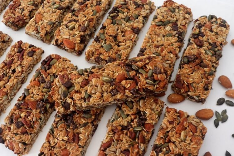 Granola Bars Recipe| Low-Carb | Sugar-Free |Healthy Recipes | Crunchy Bars