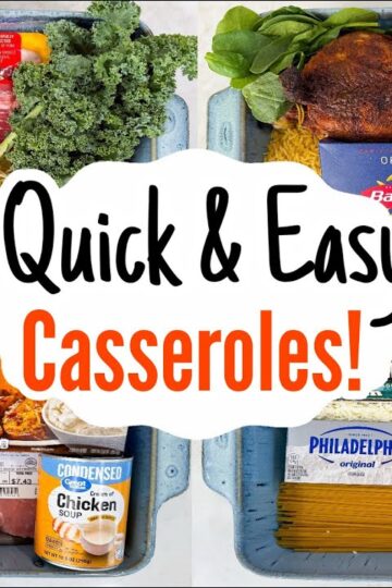 5 EASY DUMP & GO CASSEROLES | COZY Quick & Tasty Budget-Friendly FALL Dinner Recipes | Julia Pacheco