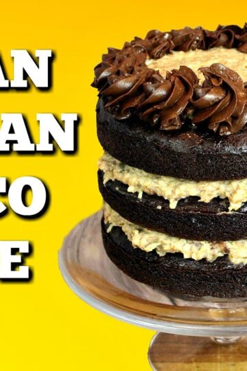 Vegan German Chocolate Cake