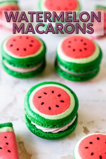 Watermelon Macarons #shorts