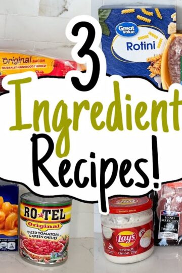 3 INGREDIENT DINNERS | 5 Cheap & Easy Meals You Only Need 3 Ingredients to Make | Julia Pacheco