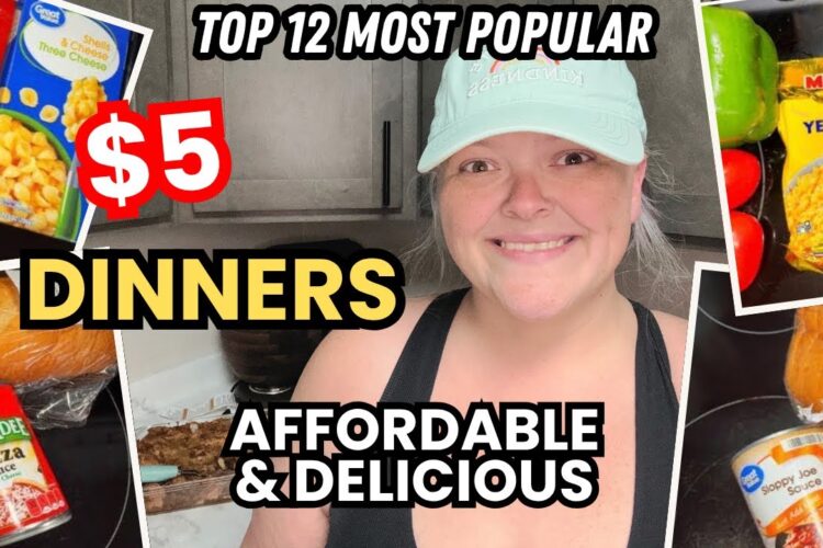 Most Popular Tasty $5 Dinners || Delicious & CHEAP Meals To Feed Your Family in 2025